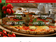 Tablet Screenshot of pizzeria-venetia.com